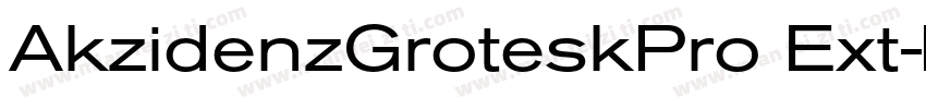 AkzidenzGroteskPro Ext字体转换